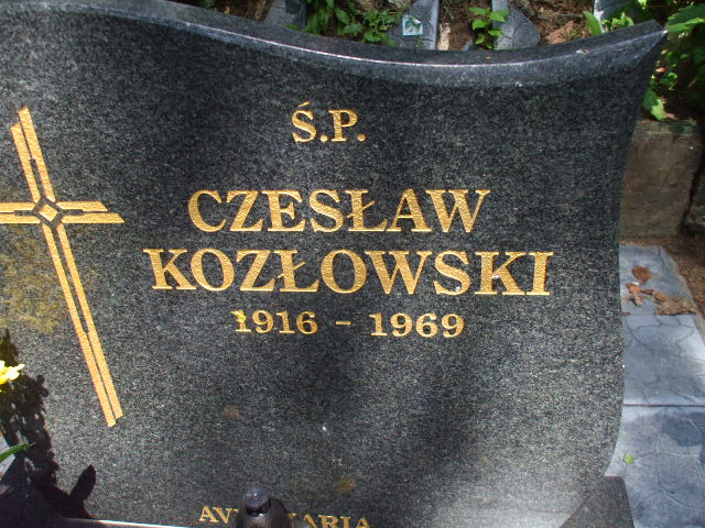 Czesław KOZŁOWSKI Gdynia - Grobonet - Wyszukiwarka osób pochowanych