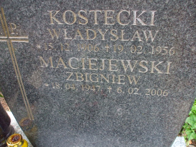 Władysław KOSTECKI 1906 Gdynia - Grobonet - Wyszukiwarka osób pochowanych