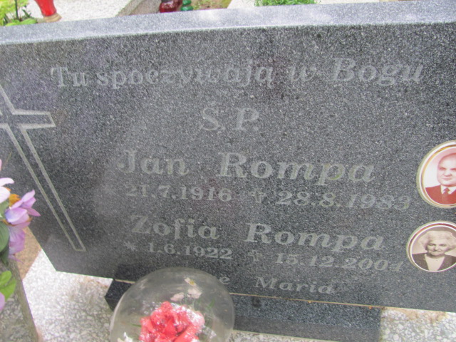Zofia ROMPA 1922 Gdynia - Grobonet - Wyszukiwarka osób pochowanych