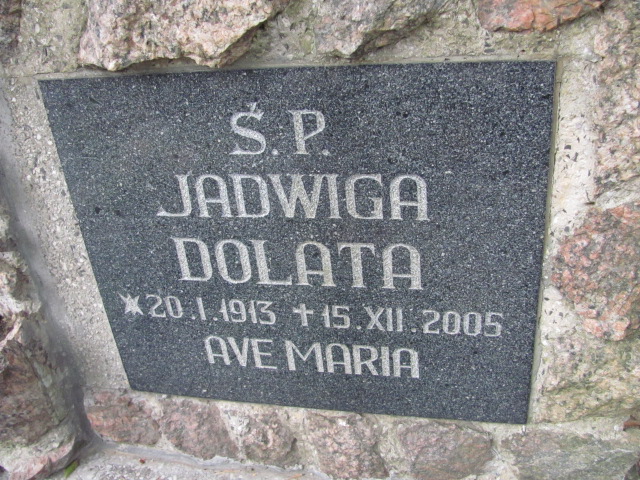 Jadwiga Zofia DOLATA 1913 Gdynia - Grobonet - Wyszukiwarka osób pochowanych