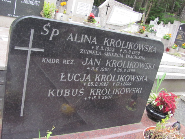 Łucja KRÓLIKOWSKA 1927 Gdynia - Grobonet - Wyszukiwarka osób pochowanych