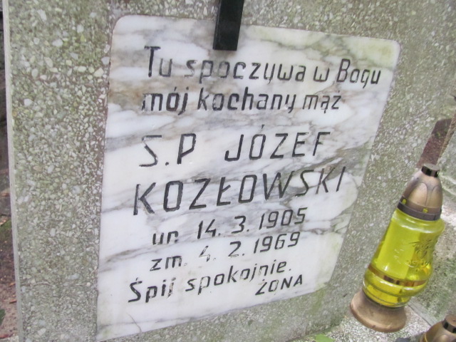 Józef KOZŁOWSKI 1905 Gdynia - Grobonet - Wyszukiwarka osób pochowanych