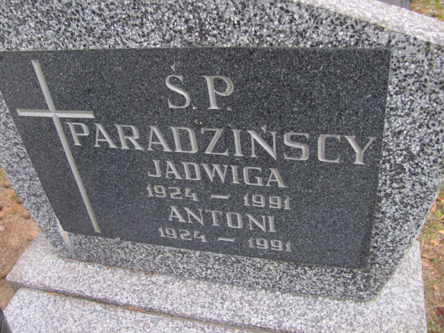 Jadwiga PARADZIŃSKA 1924 Gdynia - Grobonet - Wyszukiwarka osób pochowanych