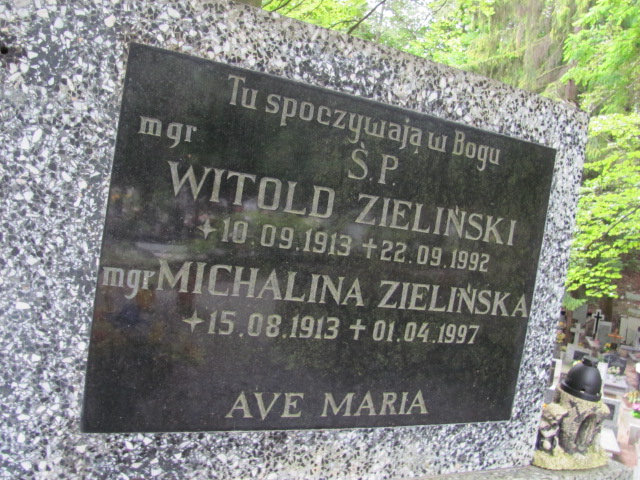 Michalina ZIELIŃSKA 1913 Gdynia - Grobonet - Wyszukiwarka osób pochowanych