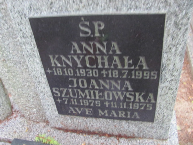 Anna KNYCHAŁA 1930 Gdynia - Grobonet - Wyszukiwarka osób pochowanych