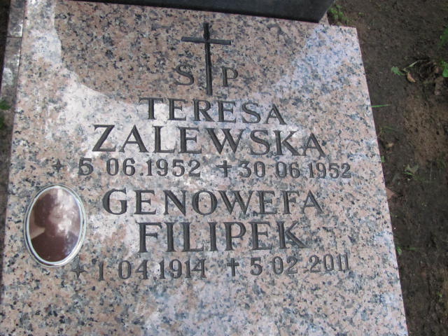 Genowefa FILIPEK 1914 Gdynia - Grobonet - Wyszukiwarka osób pochowanych