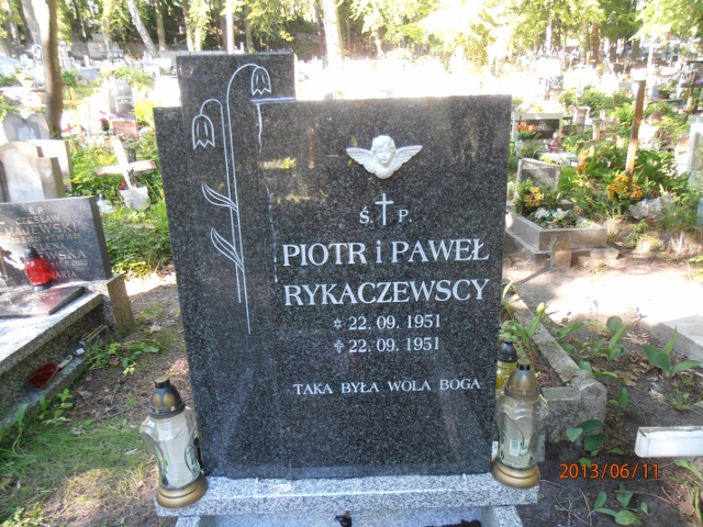 Piotr RYKACZEWSKI 1951 Gdynia - Grobonet - Wyszukiwarka osób pochowanych