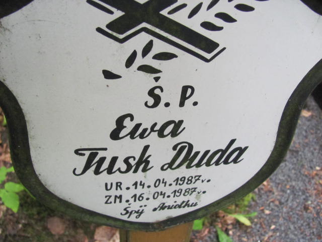 Ewa TUSK-DUDA 1987 Gdynia - Grobonet - Wyszukiwarka osób pochowanych