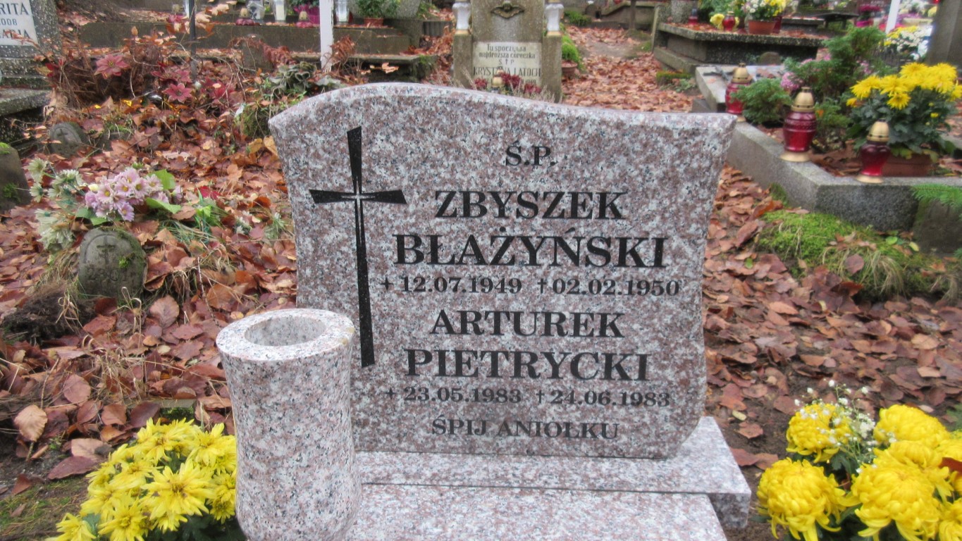 Zbigniew BŁAŻYŃSKI 1949 Gdynia - Grobonet - Wyszukiwarka osób pochowanych