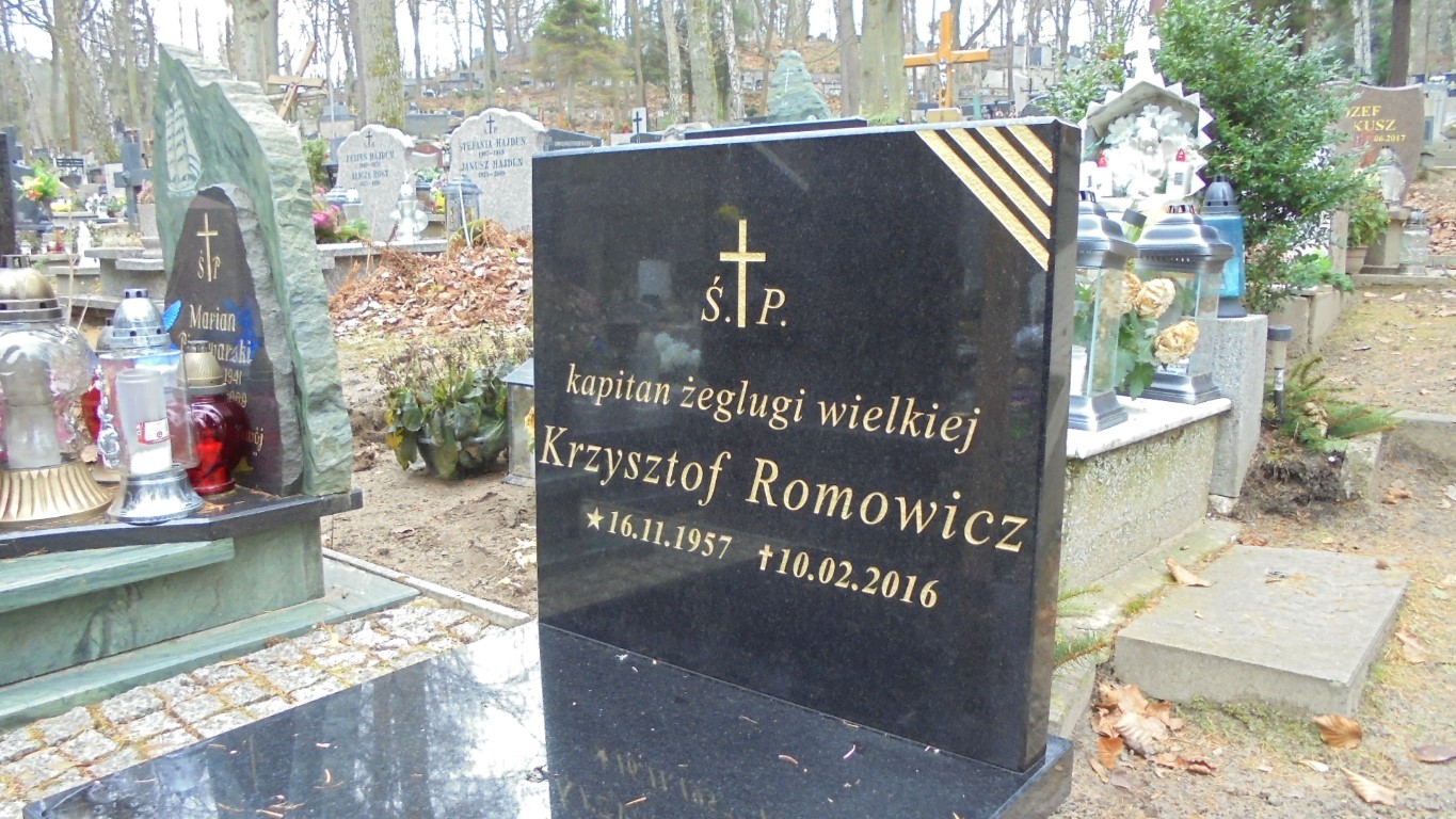 Krzysztof ROMOWICZ  1927 Gdynia - Grobonet - Wyszukiwarka osób pochowanych