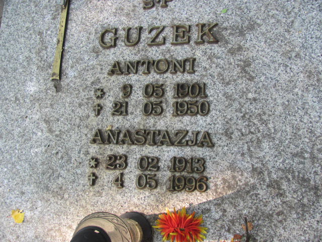Antoni GUZEK 1901 Gdynia - Grobonet - Wyszukiwarka osób pochowanych