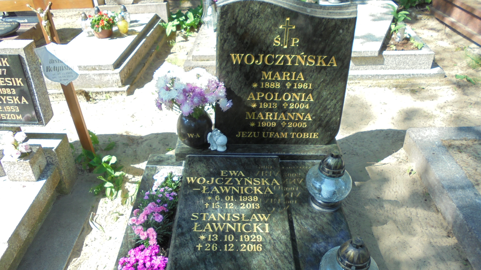 Ewa WOJCZYŃSKA-ŁAWNICKA 1939 Gdynia - Grobonet - Wyszukiwarka osób pochowanych