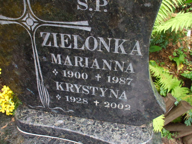 Marianna ZIELONKA 1900 Gdynia - Grobonet - Wyszukiwarka osób pochowanych