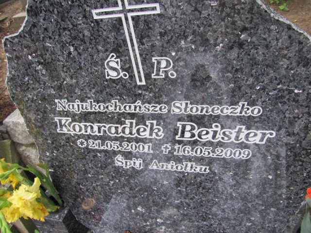 KONRAD WOJCIECH BEISTER 2001 Gdynia - Grobonet - Wyszukiwarka osób pochowanych