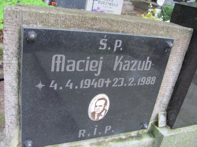 Maciej KAZUB 1940 Gdynia - Grobonet - Wyszukiwarka osób pochowanych