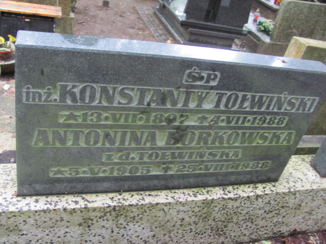 Maria TOŁWIŃSKA 1907 Gdynia - Grobonet - Wyszukiwarka osób pochowanych