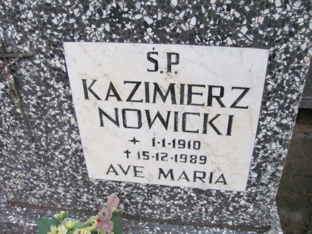 Kazimierz NOWICKI 1910 Gdynia - Grobonet - Wyszukiwarka osób pochowanych