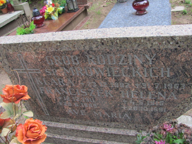Franciszek MROWIECKI 1911 Gdynia - Grobonet - Wyszukiwarka osób pochowanych