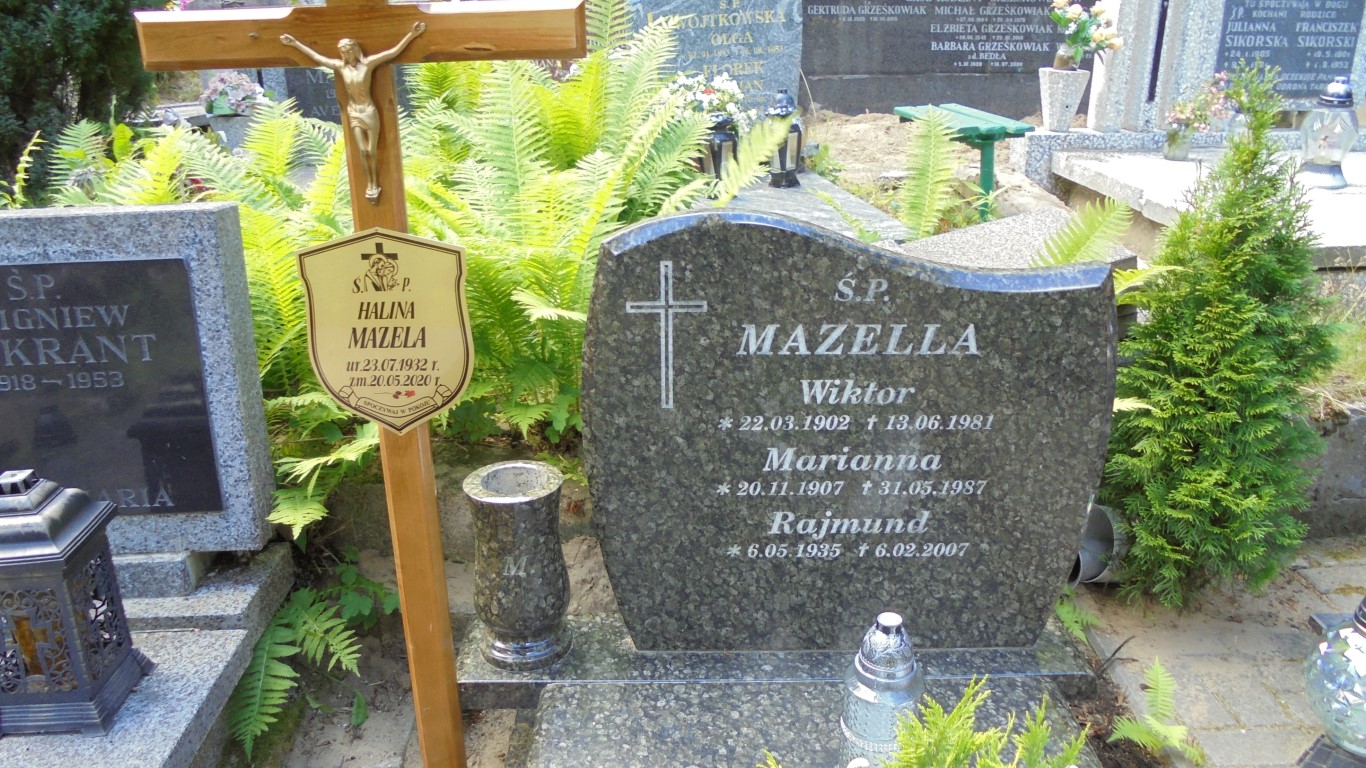 Rajmund Jan MAZELA 1935 Gdynia - Grobonet - Wyszukiwarka osób pochowanych