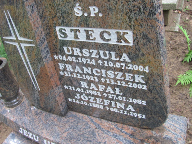 Urszula STECK 1924 Gdynia - Grobonet - Wyszukiwarka osób pochowanych