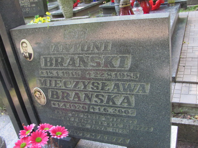 Antoni BRAŃSKI 1916 Gdynia - Grobonet - Wyszukiwarka osób pochowanych