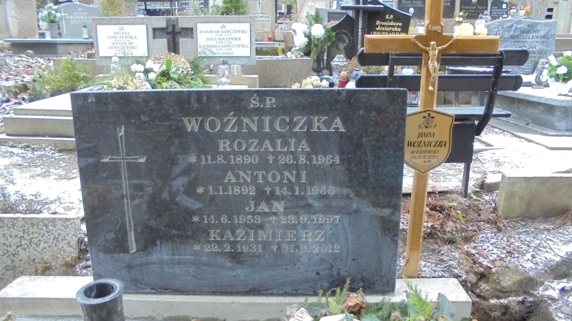Jan WOŹNICZKA 1953 Gdynia - Grobonet - Wyszukiwarka osób pochowanych