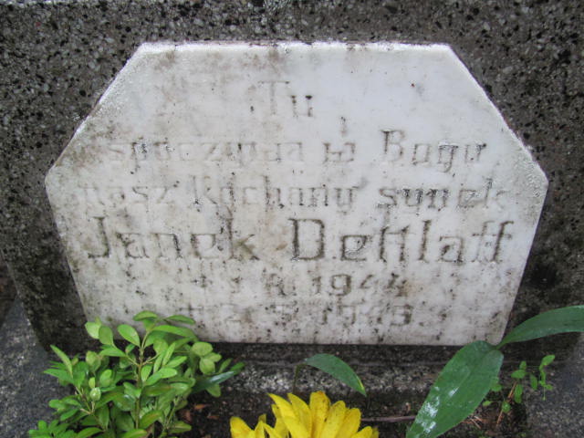 Jan DETTLAFF 1944 Gdynia - Grobonet - Wyszukiwarka osób pochowanych