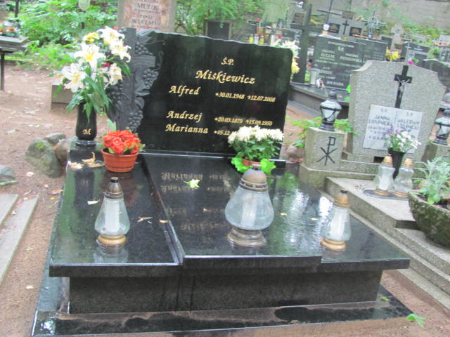 Andrzej MIŚKIEWICZ 1879 Gdynia - Grobonet - Wyszukiwarka osób pochowanych