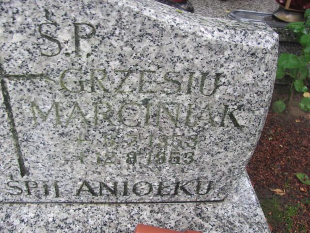 Grzegorz MARCINIAK 1953 Gdynia - Grobonet - Wyszukiwarka osób pochowanych