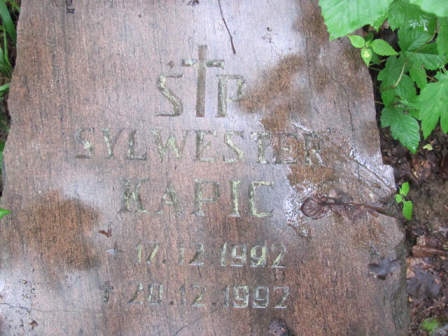 Sylwester KAPIC 1992 Gdynia - Grobonet - Wyszukiwarka osób pochowanych