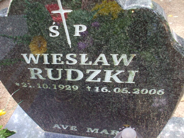 WIESŁAW JAN RUDZKI 1929 Gdynia - Grobonet - Wyszukiwarka osób pochowanych