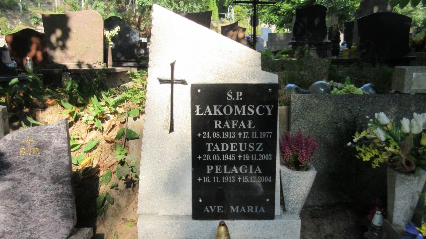 Pelagia ŁAKOMSKA 1913 Gdynia - Grobonet - Wyszukiwarka osób pochowanych