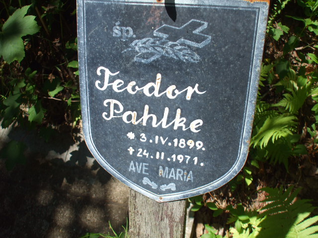 Teodor PAHLKE 1899 Gdynia - Grobonet - Wyszukiwarka osób pochowanych