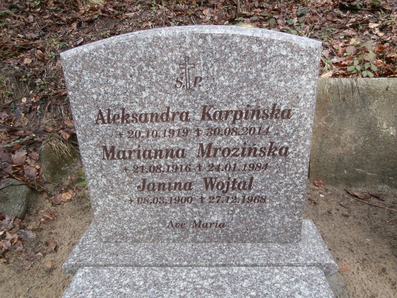 Aleksandra KARPIŃSKA 1919 Gdynia - Grobonet - Wyszukiwarka osób pochowanych