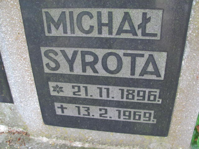 Michał SYROTA 1896 Gdynia - Grobonet - Wyszukiwarka osób pochowanych