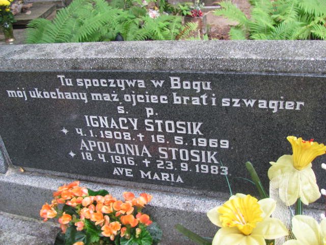 Apolonia STOSIK 1916 Gdynia - Grobonet - Wyszukiwarka osób pochowanych