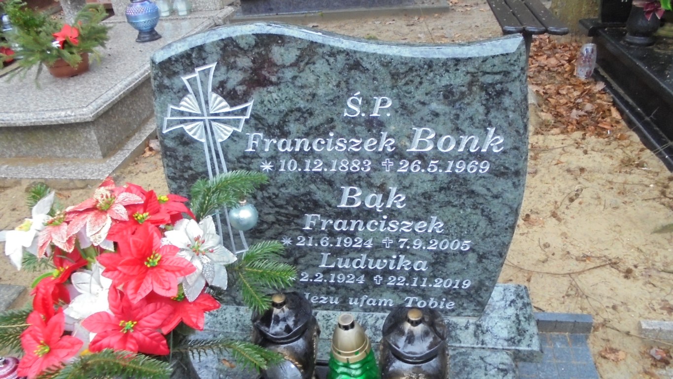 Franciszek BONK Gdynia - Grobonet - Wyszukiwarka osób pochowanych
