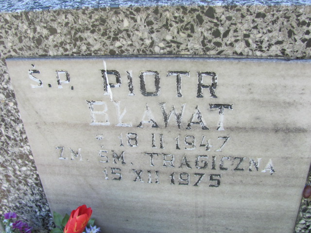 Piotr BŁAWAT 1947 Gdynia - Grobonet - Wyszukiwarka osób pochowanych