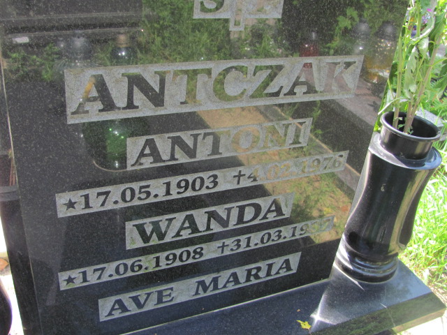 Antoni ANTCZAK 1903 Gdynia - Grobonet - Wyszukiwarka osób pochowanych