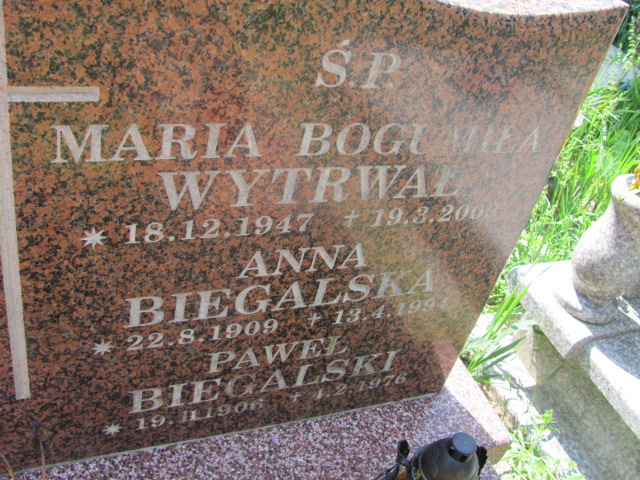 Paweł BIEGALSKI 1906 Gdynia - Grobonet - Wyszukiwarka osób pochowanych