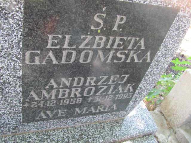 Andrzej AMBROZIAK 1958 Gdynia - Grobonet - Wyszukiwarka osób pochowanych