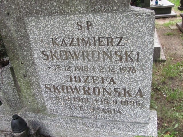 Kazimierz SKOWROŃSKI 1918 Gdynia - Grobonet - Wyszukiwarka osób pochowanych