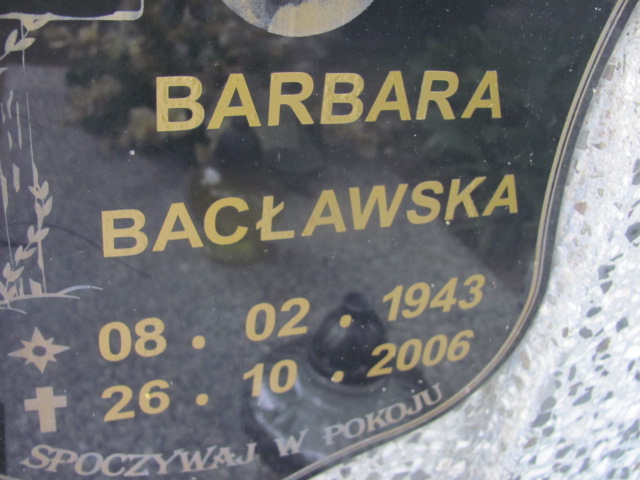 Janusz Władysław BACŁAWSKI 1939 Gdynia - Grobonet - Wyszukiwarka osób pochowanych