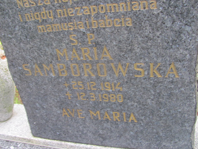 Andrzej SAMBOROWSKI 1904 Gdynia - Grobonet - Wyszukiwarka osób pochowanych