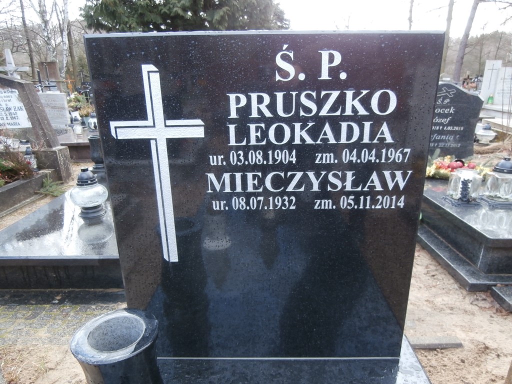 Leokadia PRUSZKO Gdynia - Grobonet - Wyszukiwarka osób pochowanych