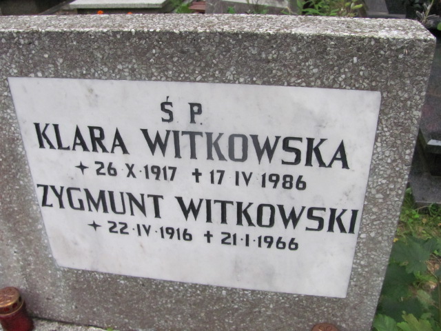 Klara WITKOWSKA 1917 Gdynia - Grobonet - Wyszukiwarka osób pochowanych