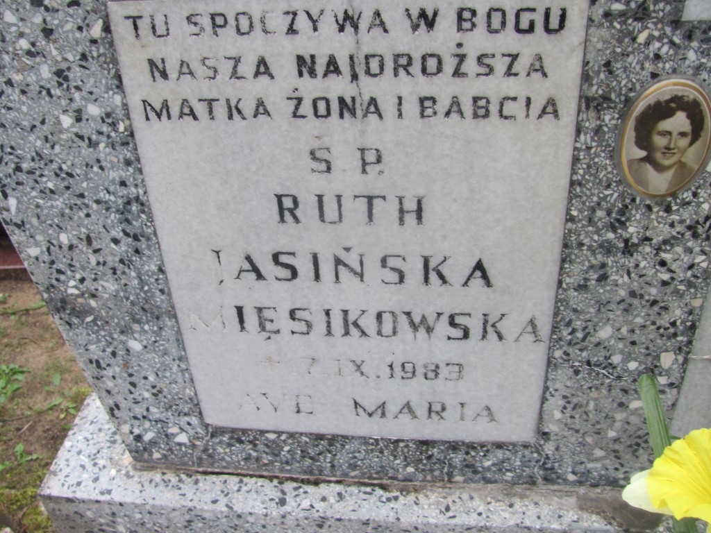 Ruth JASIŃSKA 1909 Gdynia - Grobonet - Wyszukiwarka osób pochowanych