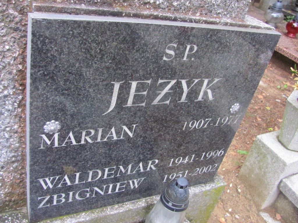 WALDEMAR JEŻY JEŻYK 1941 Gdynia - Grobonet - Wyszukiwarka osób pochowanych