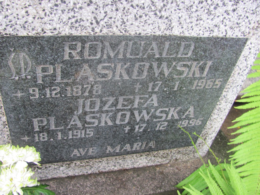 Romuald PLĄSKOWSKI 1878 Gdynia - Grobonet - Wyszukiwarka osób pochowanych