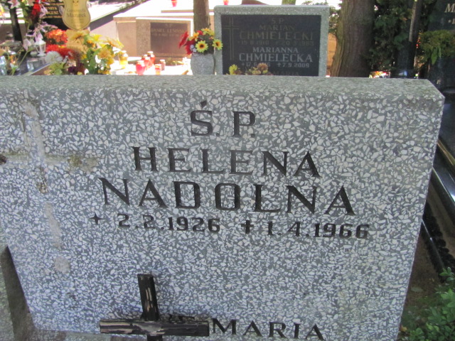 Helena NADOLNA Gdynia - Grobonet - Wyszukiwarka osób pochowanych